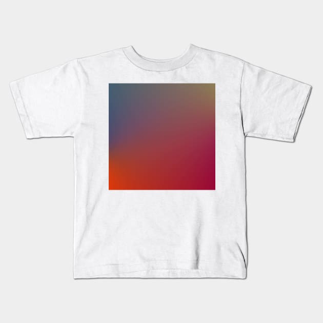 RED BLUE GRADIENT TEXTURE Kids T-Shirt by Artistic_st